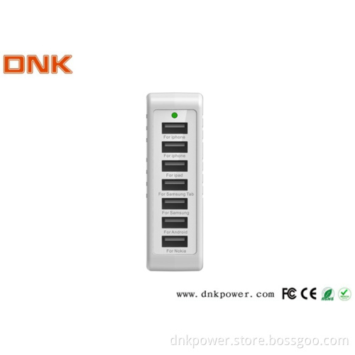 5V 2A 7 Port USB Charger Home Wall Charger for Phone